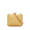 シャネル ココマーク チェーン ワンショルダーバッグ ゴールド グリッターキャンバス レザー レディース CHANEL 【中古】