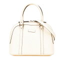 グッチ マイクログッチシマ ハンドバッグ ショルダーバッグ 2WAY 449654 ホワイト レザー レディース GUCCI 【中古】