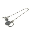 ルイ ヴィトン ポルトクレ シェンヌ モノグラムID ウォレットチェーン M63629 シルバー メタル レディース LOUIS VUITTON 【中古】