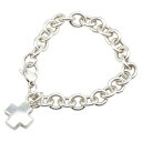 ティファニー ローマンクロス チェーン ブレスレット SV925 シルバー レディース TIFFANY&Co. 【中古】