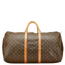 ルイ ヴィトン モノグラム キーポル60 ボストンバッグ トラベルバッグ M41422 ブラウン PVC レザー レディース LOUIS VUITTON 【中古】(4)