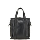 バレンシアガ バザール ショッパーXS ハンドバッグ 452458 ブラック レザー レディース BALENCIAGA 【中古】
