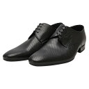 ルイ ヴィトン パンチング ドレスシューズ サイズ:7 ブラック レザー メンズ LOUIS VUITTON 【中古】