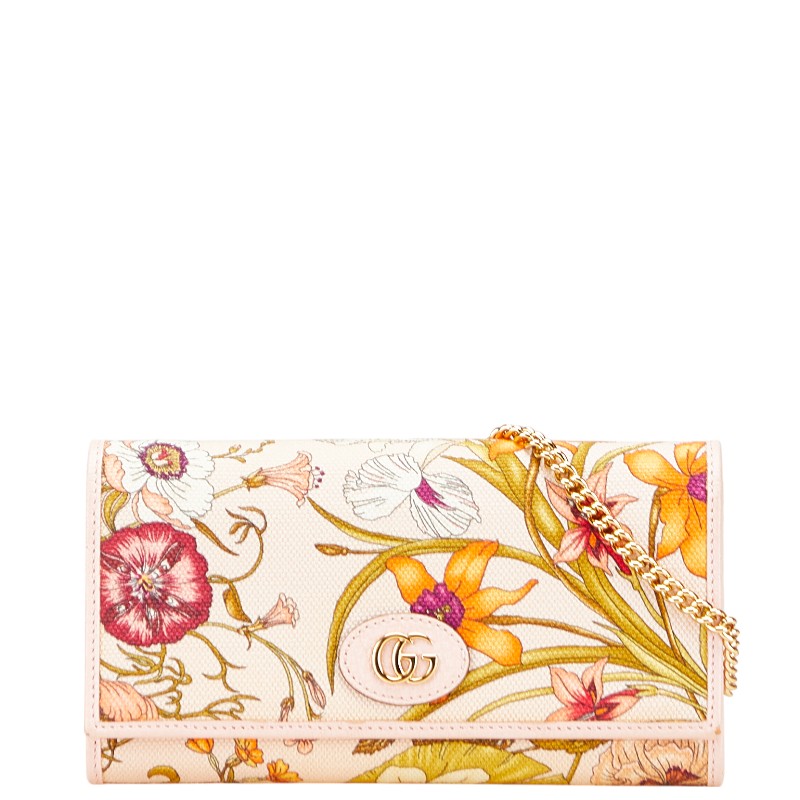 限定 GUCCI グッチ フラワー/花柄 カードケース/ミニウォレット 限定 GUCCI グッチ フラワー/花柄 カードケース/ミニウォレット