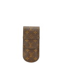 ルイ ヴィトン モノグラム エテュイ リュネット ラバ メガネケース M62970 ブラウン PVC レザー レディース LOUIS VUITTON 【中古】