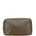 ルイ ヴィトン モノグラム トゥルーストワレット 28 セカンドバッグ クラッチバッグ M47522 ブラウン PVC レディース LOUIS VUITTON 【中古】