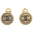 シャネル ヴィンテージ ココマーク カフスボタン カフリンクス ゴールド メッキ レディース CHANEL 【中古】