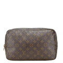ルイ ヴィトン モノグラム トゥルーストワレット 28 セカンドバッグ クラッチバッグ M47522 ブラウン PVC レディース LOUIS VUITTON 【中古】