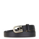 ディオール ベルト ブラック ゴールド レザー レディース Dior 【中古】