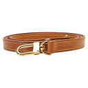 ルイ ヴィトン ショルダーストラップ ブラウン ゴールド レザー メッキ レディース LOUIS VUITTON 【中古】