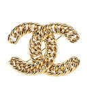 シャネル ココマーク チェーン ブローチ ゴールド メッキ レディース CHANEL 【中古】