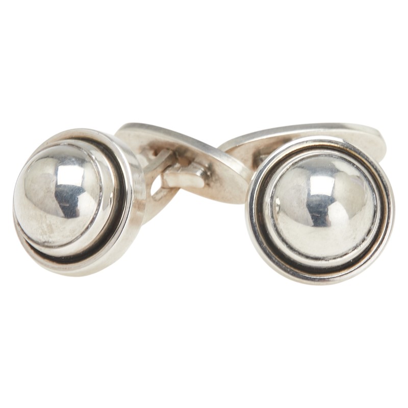 ジョージジェンセン カフスボタン カフリンクス CTV カフス SV925 シルバー レディース Georg Jensen 【中古】