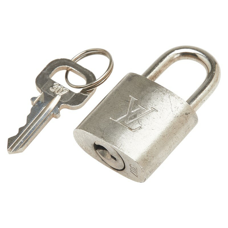 ルイ ヴィトン カデナ 南京錠 キー セット シルバー メタル レディース LOUIS VUITTON 【中古】