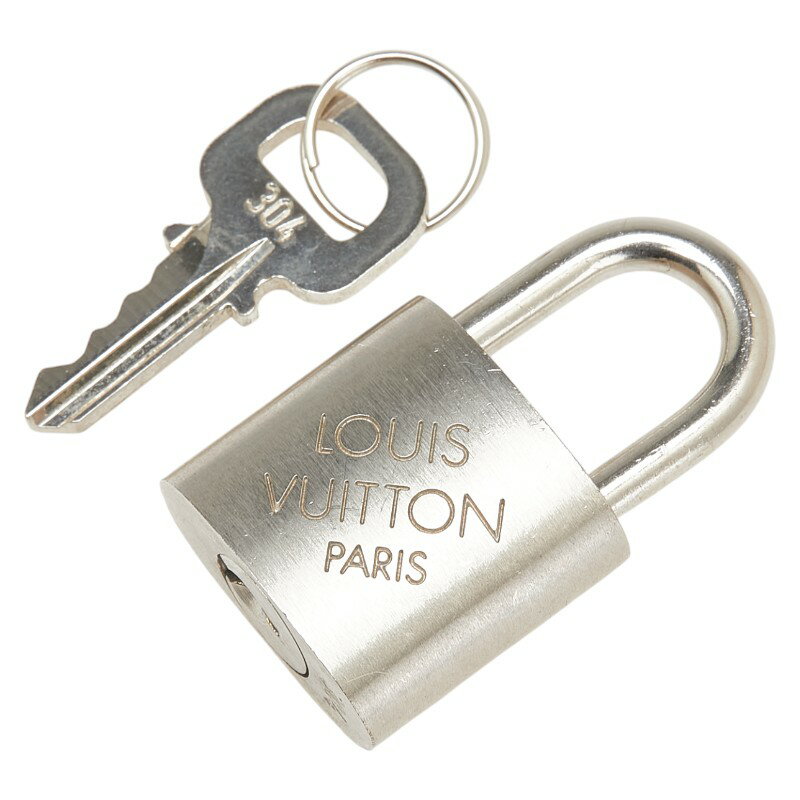 ルイ ヴィトン カデナ 南京錠 キー セット シルバー メタル レディース LOUIS VUITTON 【中古】