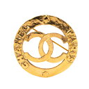シャネル ヴィンテージ ココマーク ブローチ ゴールド メッキ レディース CHANEL 【中古】