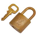 ルイ ヴィトン カデナ 南京錠 キー セット ゴールド メッキ レディース LOUIS VUITTON 【中古】