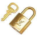 ルイ ヴィトン カデナ 南京錠 キー セット ゴールド メッキ レディース LOUIS VUITTON 【中古】