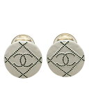 シャネル ココマーク イヤリング ホワイト メタル レディース CHANEL 【中古】