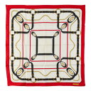 カルティエ 総柄 スカーフ レッド マルチカラー レディース CARTIER 【中古】