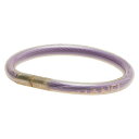 シャネル スポーツライン ロゴ ブレスレット パープル クリア ビニール レディース CHANEL 【中古】
