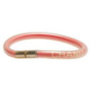 シャネル スポーツライン ロゴ ブレスレット ピンク クリア ビニール レディース CHANEL 【中古】