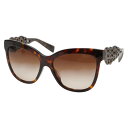 ドルチェアンドガッバーナ サングラス DG4264-F ブラウン プラスチック レディース DOLCE&GABBANA 【中古】