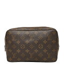 ルイ ヴィトン モノグラム トゥルース トワレット23 セカンドバッグ クラッチバッグ M47524 ブラウン PVC レディース LOUIS VUITTON 【中古】