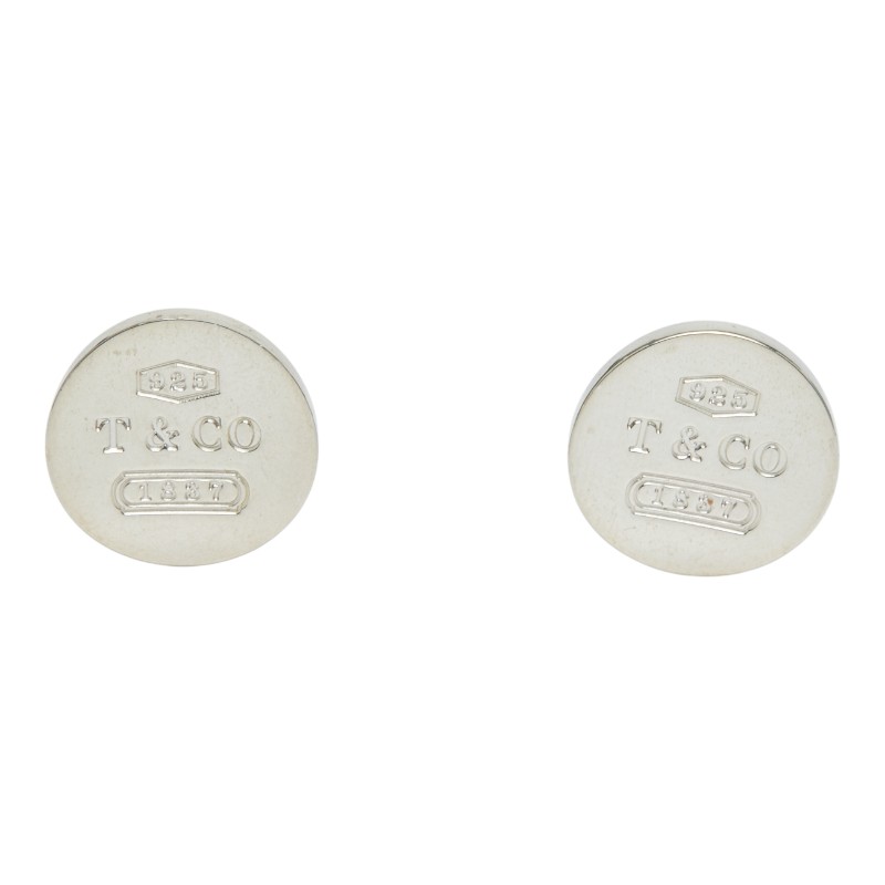 ティファニー T&CO 1837 オーバル カフス SV925 シルバー レディース TIFFANY&Co. 【中古】