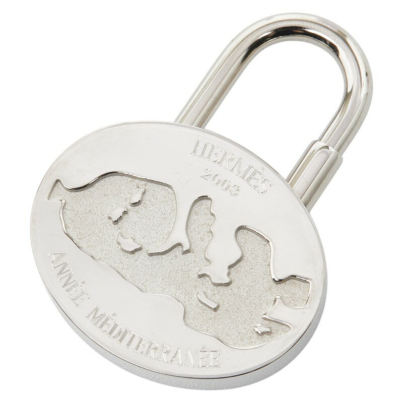エルメス 地中海 ANNE MEDITERRANCE 2003 カデナ チャーム シルバー メタル レディース HERMES 【中古】