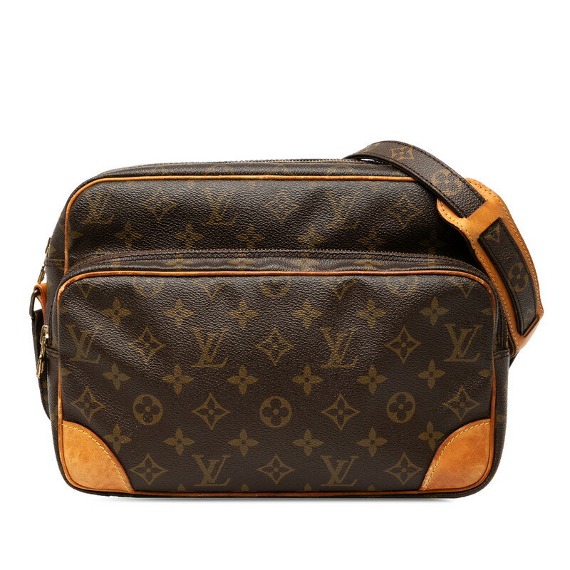 ルイ ヴィトン モノグラム ナイル ショルダーバッグ M45244 ブラウン PVC レザー レディース LOUIS VUITTON 【中古】