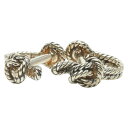 エルメス オーディエンヌ カフス カフリンクス シルバー メタル メンズ HERMES 【中古】