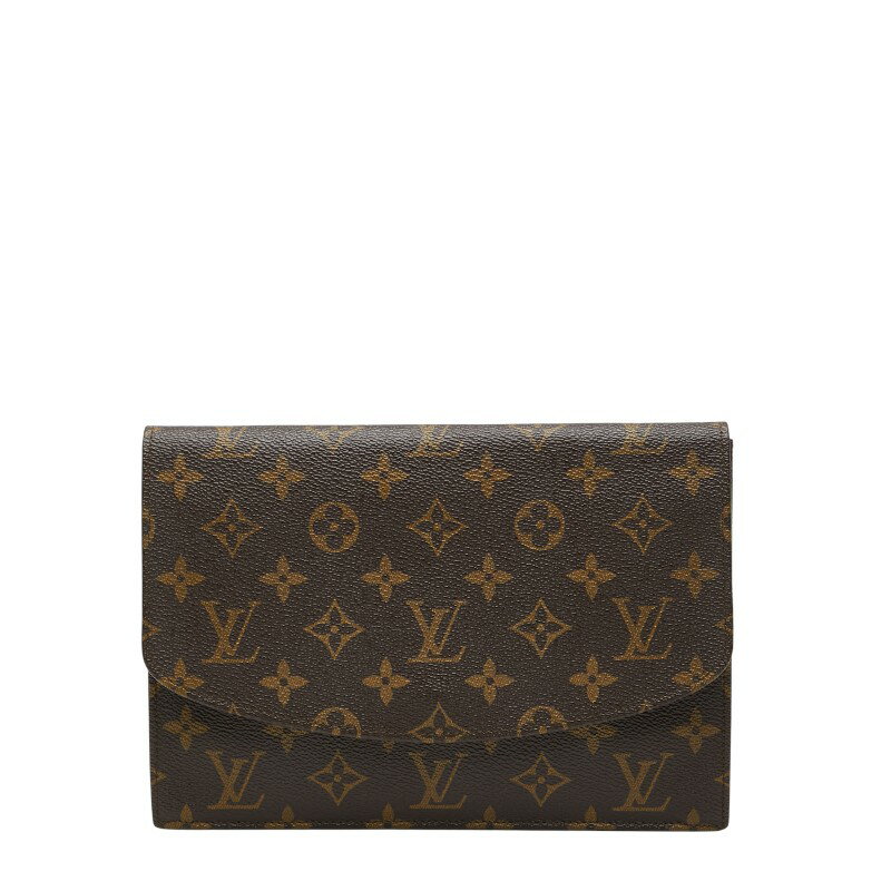 ルイ ヴィトン モノグラム ポシェット ラバ23 セカンドバッグ M51940 ブラウン PVC レザー レディース LOUIS VUITTON 【中古】