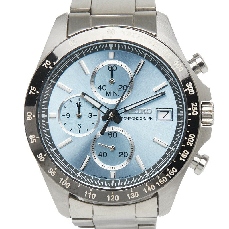 セイコー スピリット 腕時計 8T67-00C0 クオーツ ブルー文字...(2)