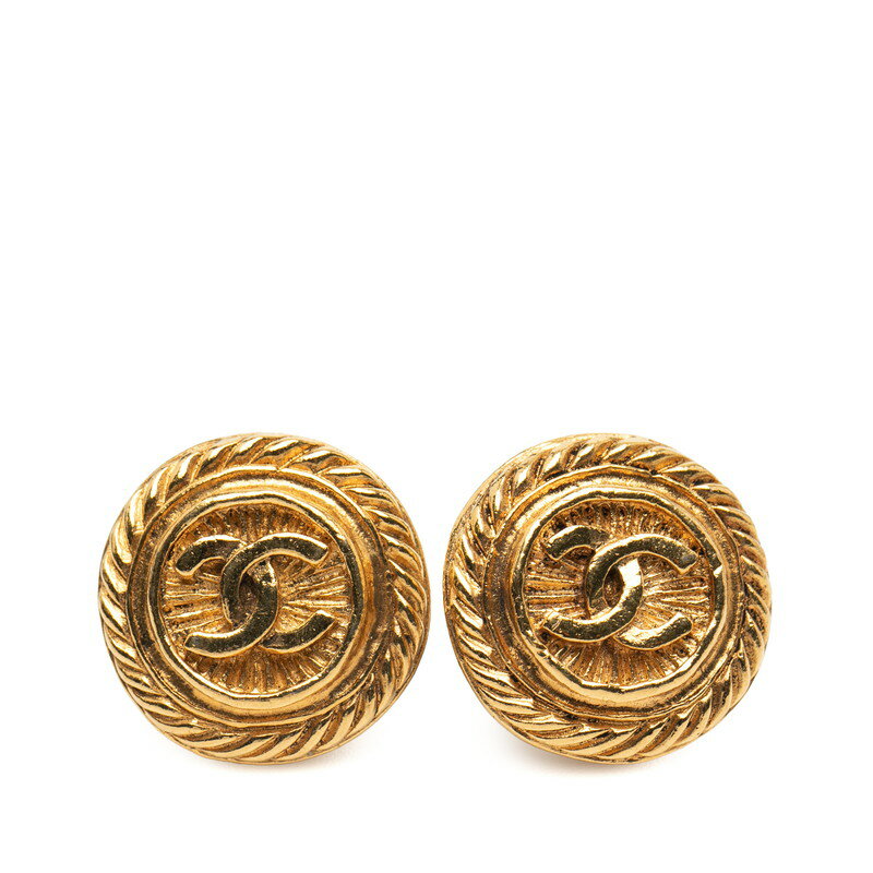 シャネル ココマーク イヤリング ゴールド メッキ レディース CHANEL 【中古】