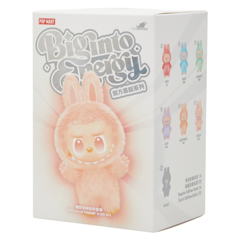 乐天商城 - ポップマート POP MART The MONSTERS Big into Energy Labubu ラブブ ぬいぐるみ ペンダント 未開封 01202810162 PVC ポリエステル 【中古】