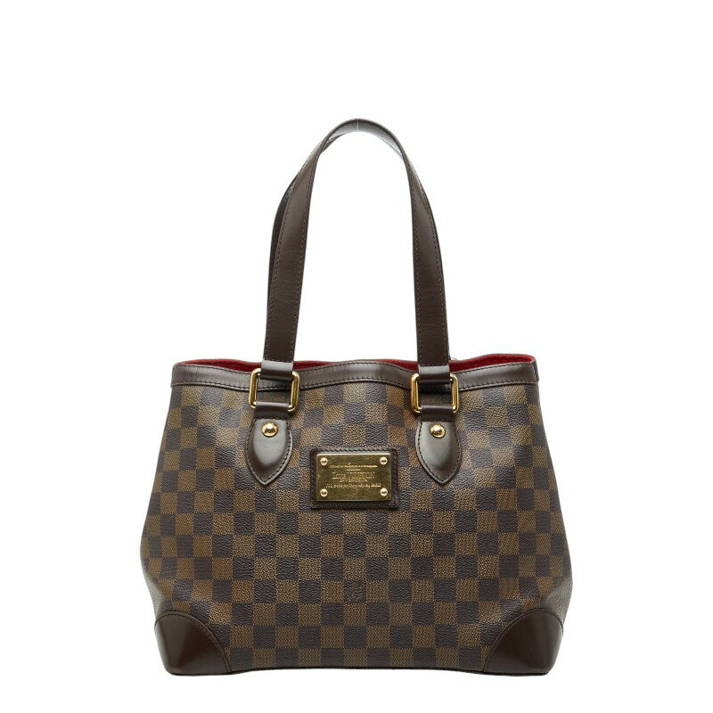 ルイ ヴィトン ダミエ ハムステッドPM トートバッグ ハンドバッグ N51205 エベヌ ブラウン PVC レザー レディース LOUIS VUITTON 【中古】