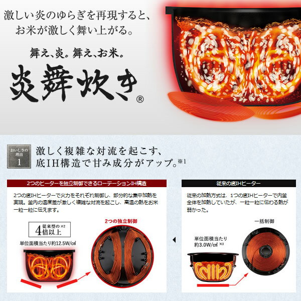 [予約]NW-ES07-BZ 象印 圧力IH炊飯ジャー 炎舞炊き 鉄-くろがね仕込み- 豪炎かまど釜 4合炊き【KK9N0D18P】