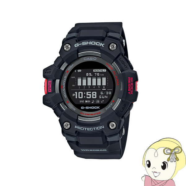 カシオ G-SHOCK 加速度センサー＋スマートフォン連携 スマートウォッチ G-SQUAD GBD-100-1JF【KK9N0D18P】