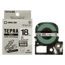 【7/25は期間限定クーポン発行】CR-17720 キングジム テプラPRO 強粘着ラベル 白 18mm SS18KW【KK9N0D18P】