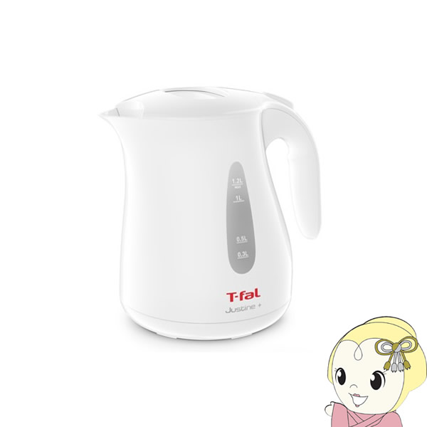 ティファール ジャスティン 【エントリーで当店全品最大P5倍 5/17 10時~5/20 9:59】T-fal ティファール 電気ケトル ジャスティン プラス 1.2L ホワイト KO4901JP【KK9N0D18P】