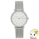 スカーゲン 【あす楽】【在庫処分】【国内正規品】スカーゲン SKAGEN 腕時計 レディース SIGNATUR シグネチャー ホワイト シルバー クォーツ SKW2692【KK9N0D18P】