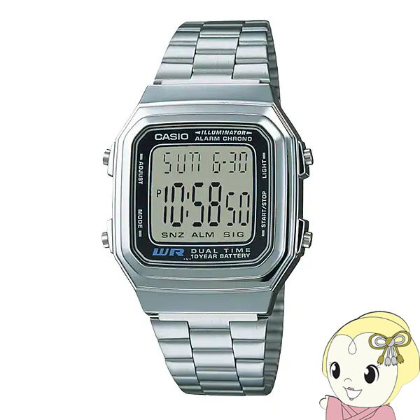 ӻ  CASIO ɥå ǥ ǥ Ӽ̿10ǯ A178WA-1AJHKK9N0D18P