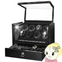 【4/1限定 エントリーで当店全品最大P7倍】【あす楽】【在庫あり】EURO PASSION WATCH WINDER（ユーロパッション ウォッチワインダー）ワインディングマシーン 8個巻き/ボックス16本 W147-BK【KK9N0D18P】