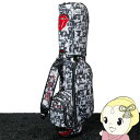 【あす楽】【在庫処分】バックスピン ゴルフバッグ ローリングストーンズ The Rolling Stones Mono Photo Pattern Stand Golf Bag 9inch BA02C003【KK9N0D18P】