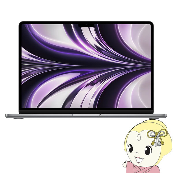 【4/10は期間限定クーポン発行】Apple アップル MacBook Air Liquid Retinaディスプレイ 13.6[スペースグレイ]　 MLXX3J/A【KK9N0D18P】