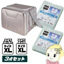 【7/18限定 ダイヤモンド会員ならエントリーで当店全品最大P8倍】【在庫あり】【お買い得3点セット】ハイパー氷点下クーラー XL + 倍速凍結 氷点下パック ...