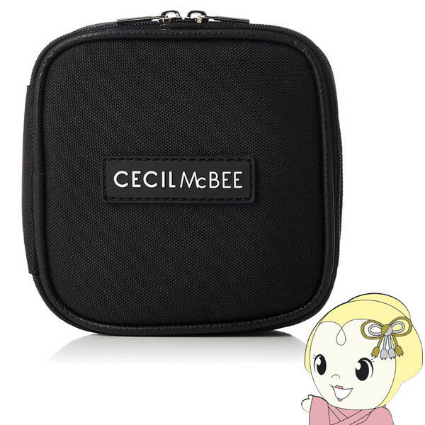 セシルマクビー 【あす楽】【在庫処分】セシルマクビー CECIL McBEE STYLISH POUCH SERIES スクエアポーチS ブラック　CM121061-BK【KK9N0D18P】