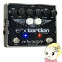 ■　ELECTRO-HARMONIX(エレクトロハーモニックス)　■EHX Tortion は Electro-Harmonix のフラッグシップモデルとなるオーバードライブ/ディストーションです。優れたオーバードライブで、広大なサウンドレンジをカバーし、多用性という言葉の意味を再定義するほど幅広い用途に適した製品です。チューブライクなレスポンスとトーンを持ったサウンドが得られるアナログ JFET テクノロジーを採用。Boost スイッチでの Normal/Boost モードの選択に加え、4-way Pre-Gain コントロールで歪みのニュアンスまでも自在にコントロールすることが可能です。◆　主な特長　◆◆　主な仕様　◆Specs・Boost Switch・4-way Pre-Gain Selector・Balanced XLR Output(w/Cabinet Emulation)・Buffered Bypass・寸法：144mm(W) x 119mm(D) x 60mm(H) 580g・電源：9Vバッテリー or・9V DCセンターマイナスアダプター JP9.6DC-200（付属）