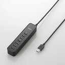 【5/1限定エントリーで当店全品最大P7倍】U3H-T706SBK ELECOM(エレコム) マグネット付きUSB3.0ポート搭載7ポートUSBハブ【KK9N0...