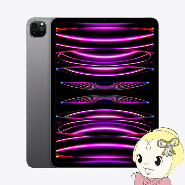 iPad Pro Apple アップル タブレットパソコン iPad Pro 11インチ 第4世代 Wi-Fi 512GB 2022年秋モデル MNXH3J/A [スペースグレイ]【KK9N0D18P】